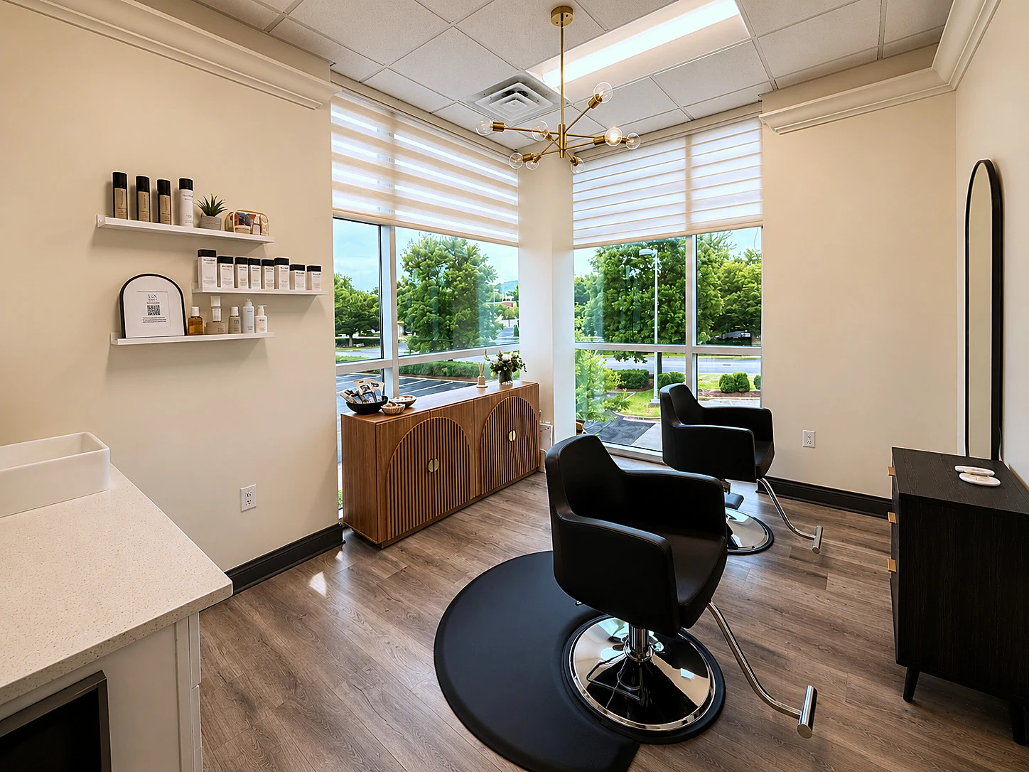 Inside Edit Hair Salon, Brentwood, Tennessee